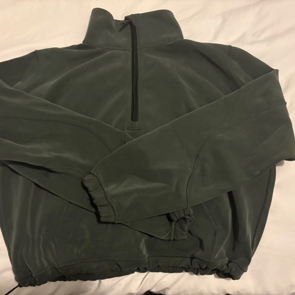 Lululemon Brushed Softstreme Half Zip - Picture 3 of 4